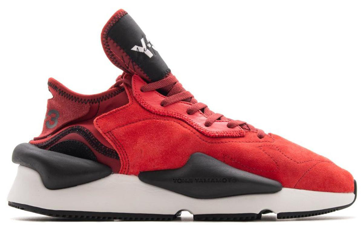 Кроссовки Y-3 Kaiwa Lush Red с пузырями-наростами Кроссовки Y-3 Kaiwa Lush Red с пузырями-наростами